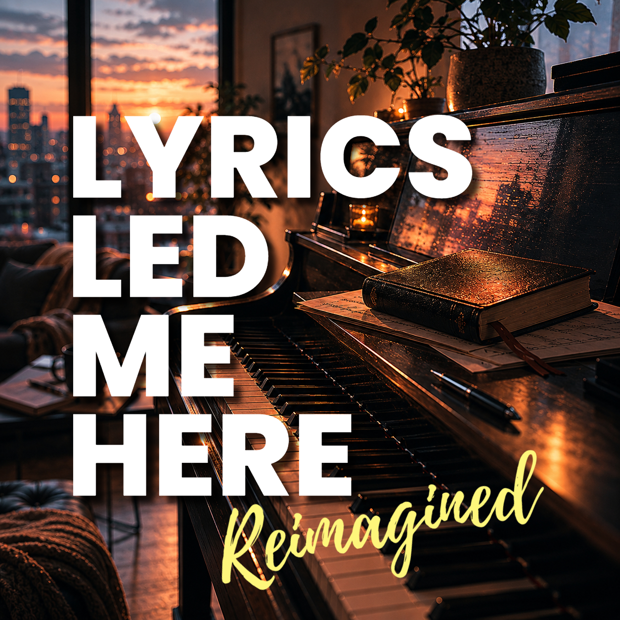 Lyrics Led Me Here Reimagined single cover